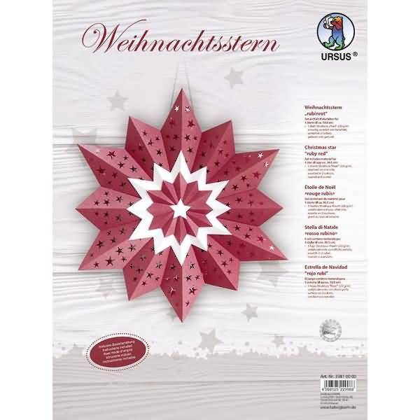 Weihnachtsstern 'Rubinrot'