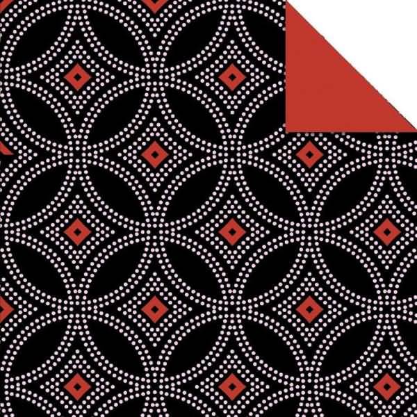 Faltblätter Aurelio Stern Gala 80g/qm 10x10cm schwarz/rosa/rot