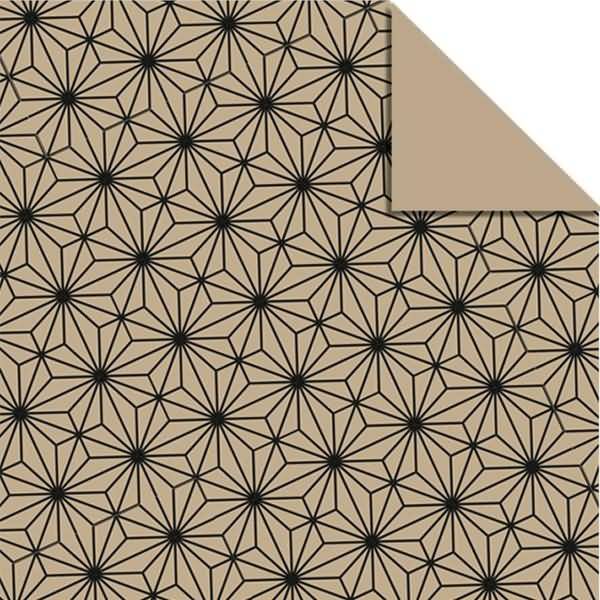 Faltblätter Aurelio Stern Zeta 120g/qm 20x20cm schwarz