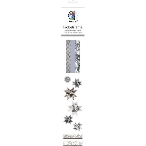 Faltstreifen Fröbelsterne 2 Größen Loft