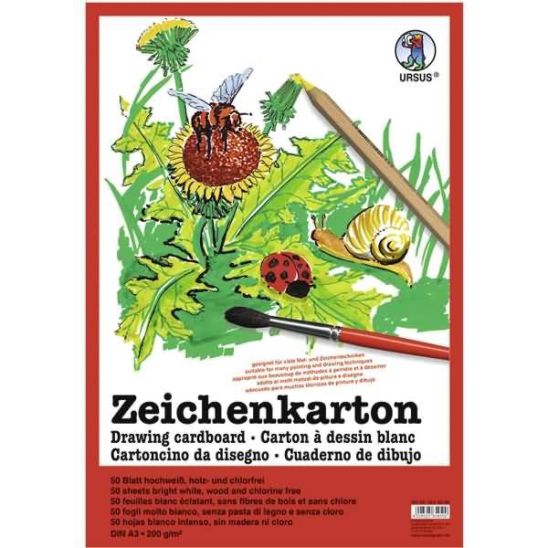 Zeichenkarton 200g/qm A3 VE=50 Bogen