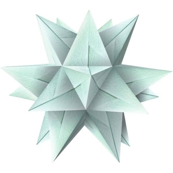 Faltblätter Aurelio Stern Crush Paper 120g/qm 15x15cm VE=33 BLatt mint