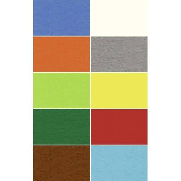 Fotokarton 300g/qm 35x50cm VE=20 Blatt 10 Farben sortiert