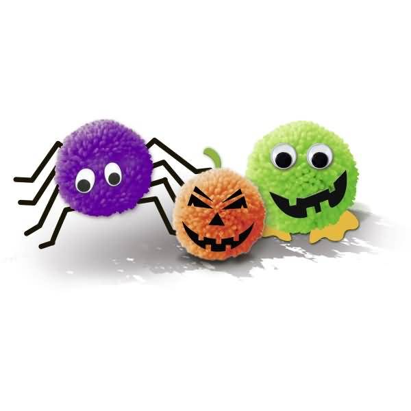 Bastelset Pompon-Set 'Glücksbringer Spinne'