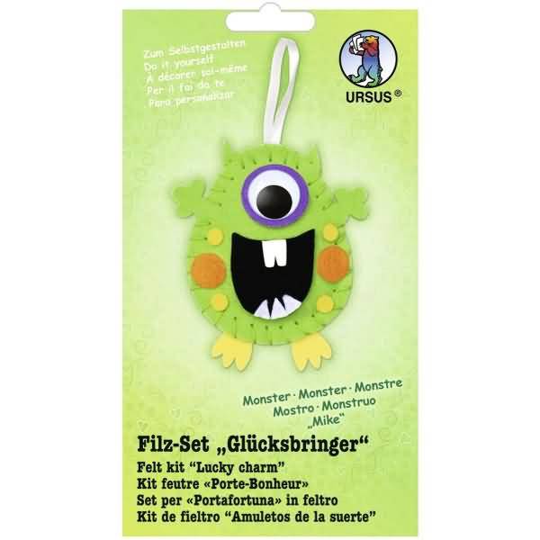 Filzset Glücksbringer Monster 'Mike'