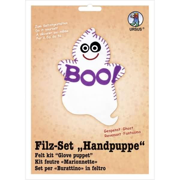Filzset Handpuppe Gespenst