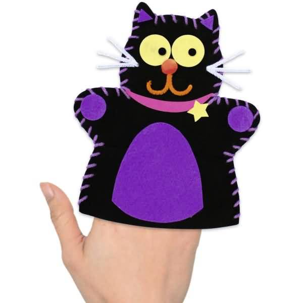 Filzset Handpuppe Katze