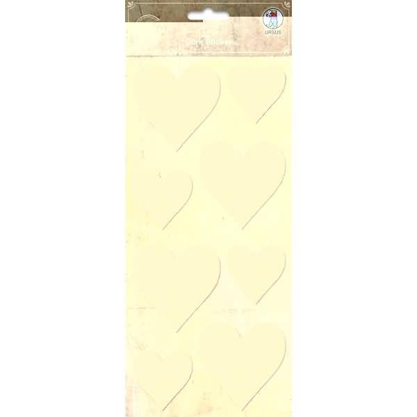 Kork Sticker Herz VE=8 Stück