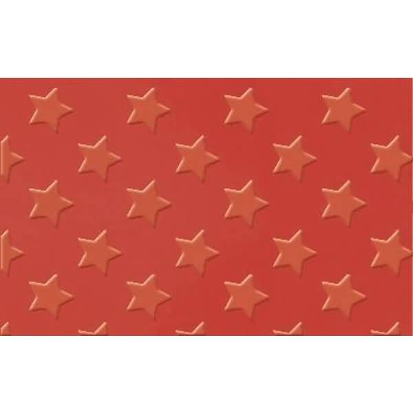 Alu-Sternchenfolie Nachfüllrolle 50x80cm rot