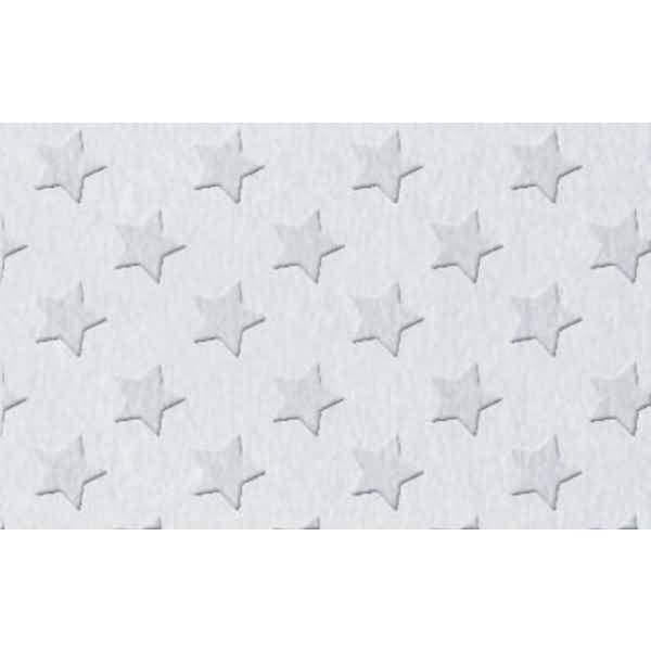 Alu-Sternchenfolie Rolle 10mx50cm silber