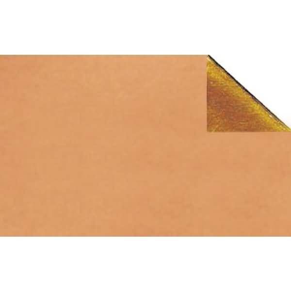 Alu-Bastelfolie Rolle 10mx50cm kupfer/kupfer glänzend