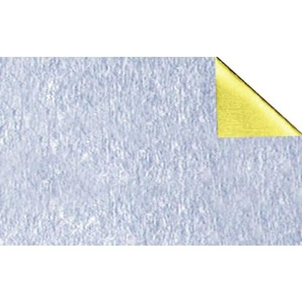 Alu-Bastelfolie Rolle 10mx50cm gold/silber glänzend