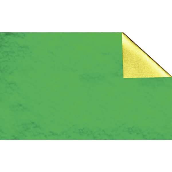 Alufolie Nachfüllrolle 50x80cm gold/grün