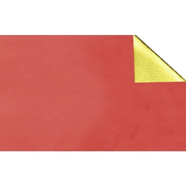 Alufolie Nachfüllrolle 50x80cm gold/rot