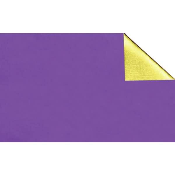 Alufolie Nachfüllrolle 50x80cm gold/violett
