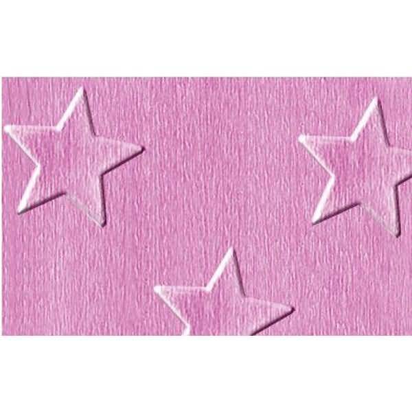 Alu-Sternchenkarton 300g/qm 50x70cm VE=10 Bogen rosa