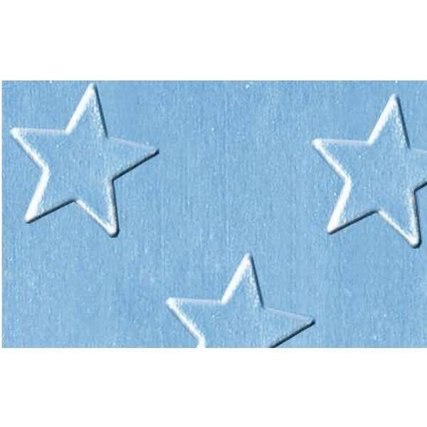 Alu-Sternchenkarton 300g/qm 50x70cm VE=10 Bogen hellblau