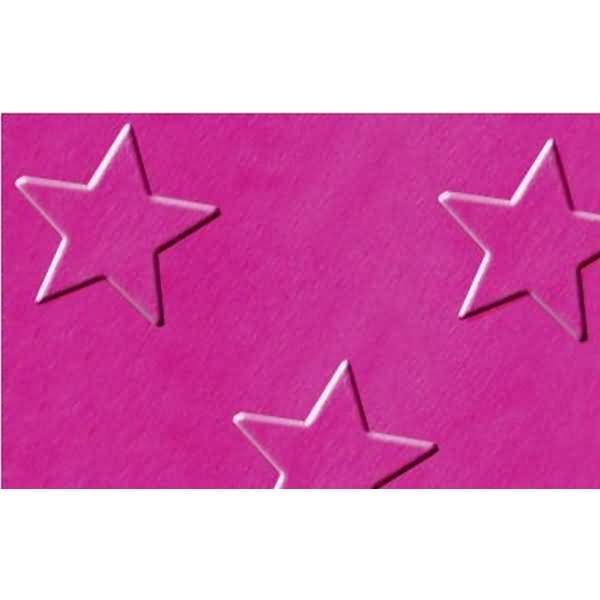 Alu-Sternchenkarton 300g/qm 50x70cm VE=10 Bogen eosin