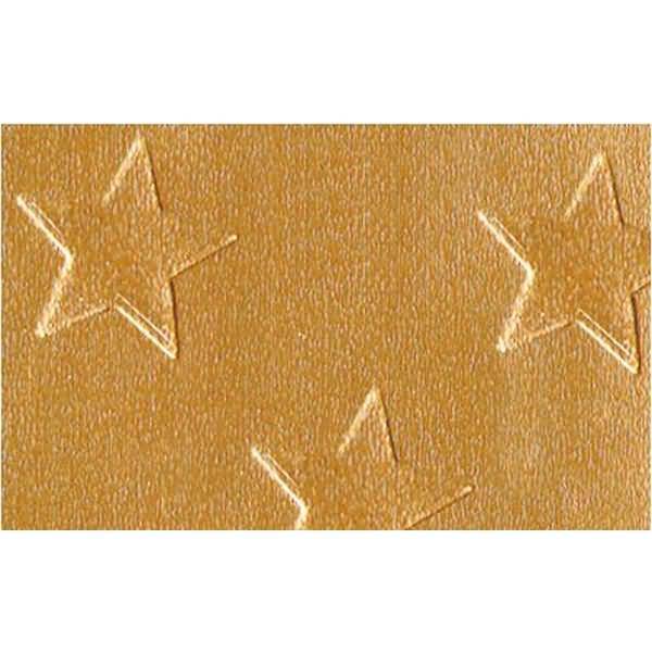 Alu-Sternchenkarton 300g/qm 50x70cm VE=10 Bogen kupfer