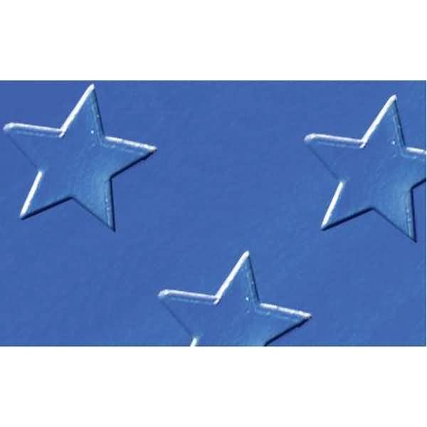 Alu-Sternchenkarton 300g/qm 35x50cm VE=10 Blatt dunkelblau