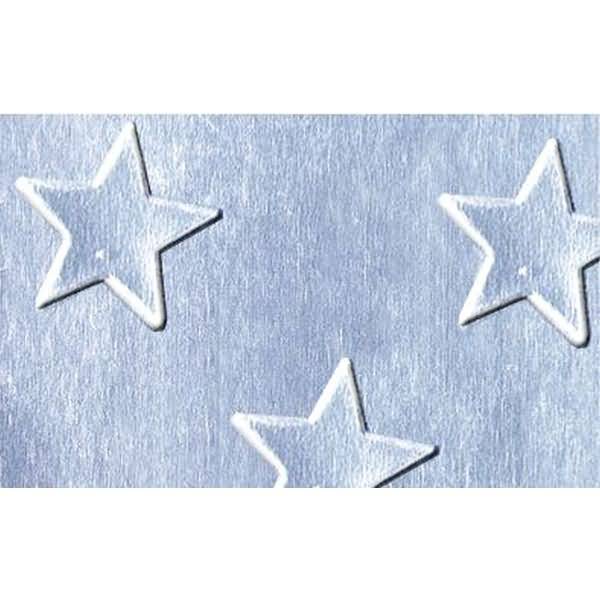 Alu-Sternchenkarton 300g/qm 35x50cm VE=10 Blatt silber
