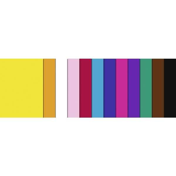 Blumenseide 20g/qm 50x70cm Rolle a 125 Bogen 12 Farben sortiert