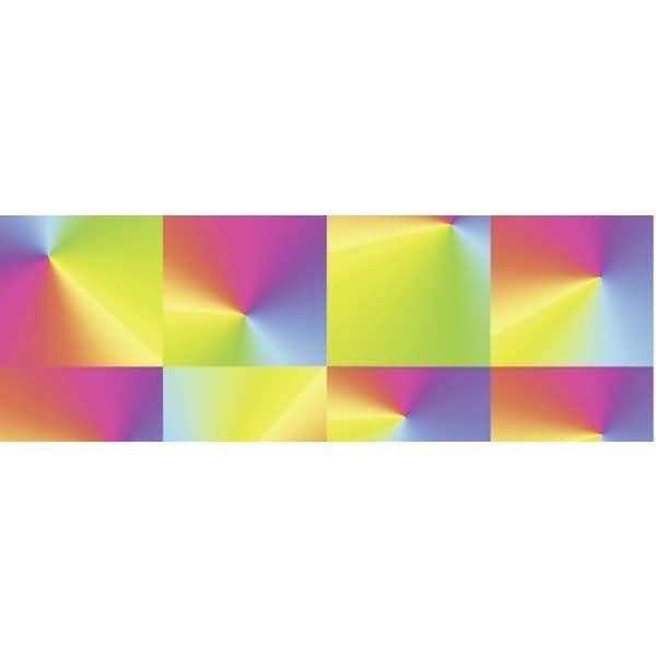 Transparentpapier 115g/qm A4 VE=5 Blatt Regenbogen Diamant