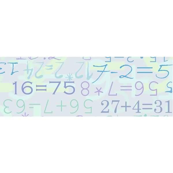 Transparentpapier 115g/qm A4 VE=5 Blatt Zahlen hellblau