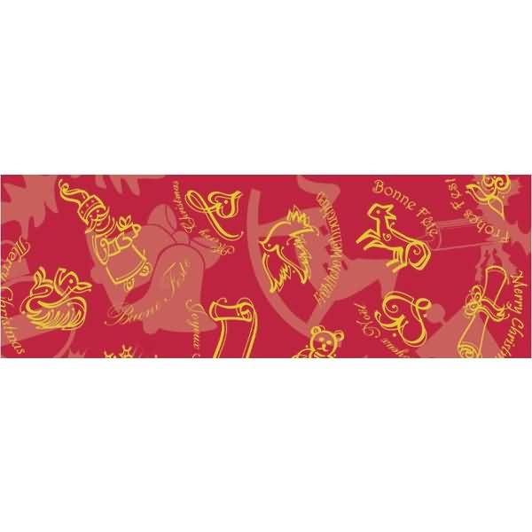 Transparentpapier 115g/qm A4 VE=5 Blatt Christmas rot