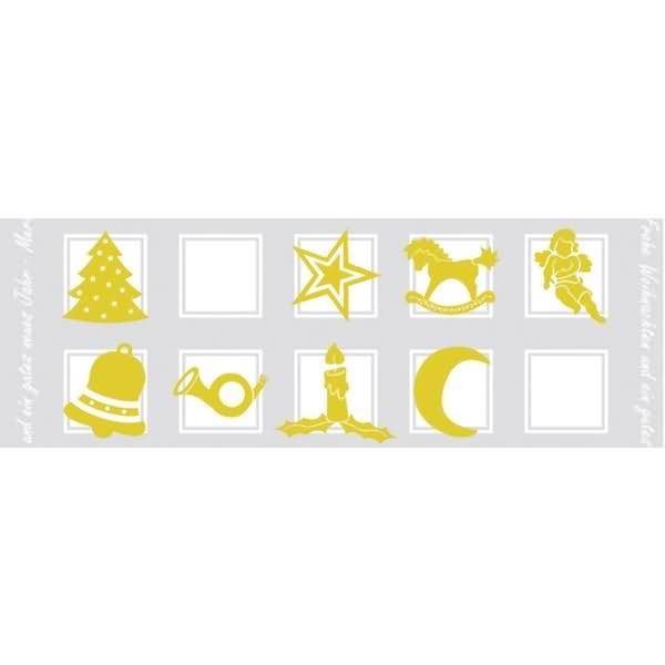 Transparentpapier 115g/qm A4 VE=25 Blatt Golden Line Merry Christmas