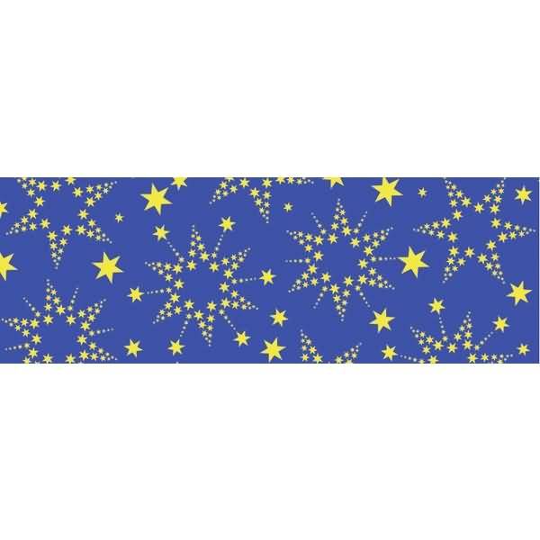 Transparentpapier 115g/qm A4 VE=5 Blatt Sternenglanz blau