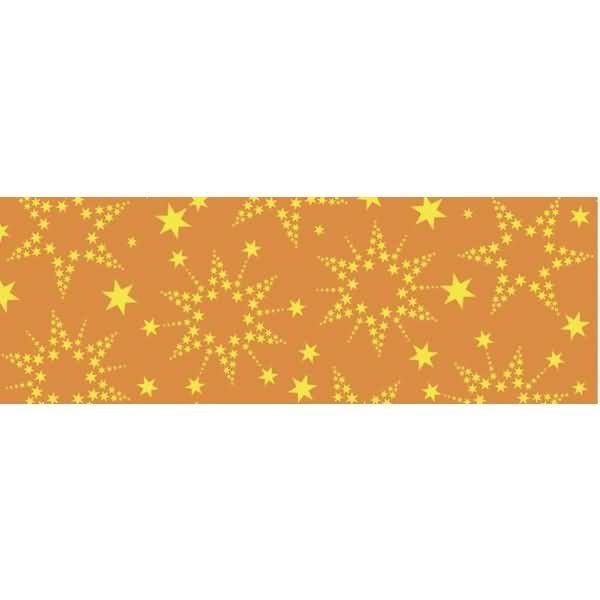 Transparentpapier 115g/qm A4 VE=5 Blatt Sternenglanz orange