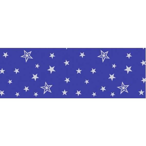 Transparentpapier 115g/qm A4 VE=25 Blatt Silver Stars blau