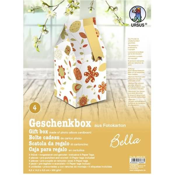 Geschenkbox Bella 6,5x14,5x6,5cm VE=5 Stück Motiv: 04