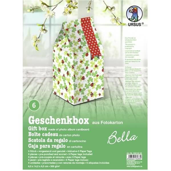 Geschenkbox Bella 6,5x14,5x6,5cm VE=5 Stück Motiv: 06