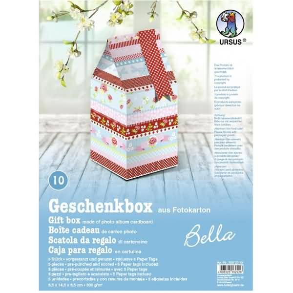 Geschenkbox Bella 6,5x14,5x6,5cm VE=5 Stück Motiv: 10