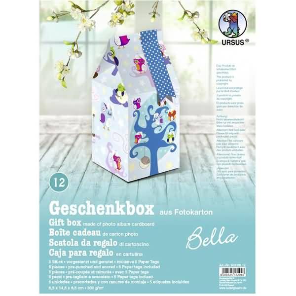 Geschenkbox Bella 6,5x14,5x6,5cm VE=5 Stück Motiv: 12