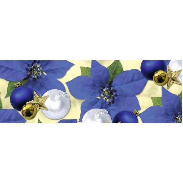 Transparentpapier 115g/qm A4 VE=25 Blatt Weihnachtssterne blau