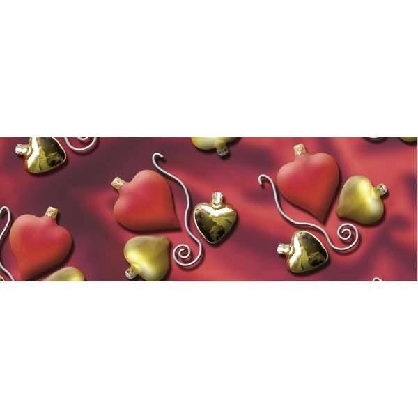 Transparentpapier 115g/qm A4 VE=5 Blatt Winterzauber Herzen