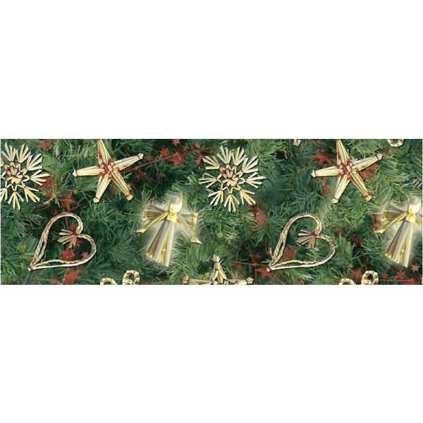 Transparentpapier 115g/qm A4 VE=5 Blatt Winterzauber Strohsterne