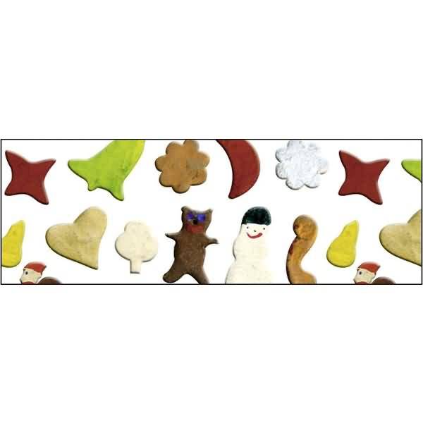 Transparentpapier 115g/qm A4 VE=5 Blatt Winterzauber Weihnachtsbäckerei