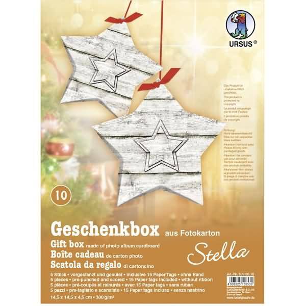 Geschenkbox Stella 14,5x14,5x4cm VE=5 Stück Motiv: 10