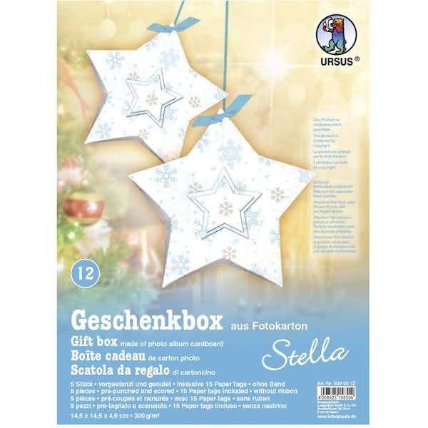 Geschenkbox Stella 14,5x14,5x4cm VE=5 Stück Motiv: 12