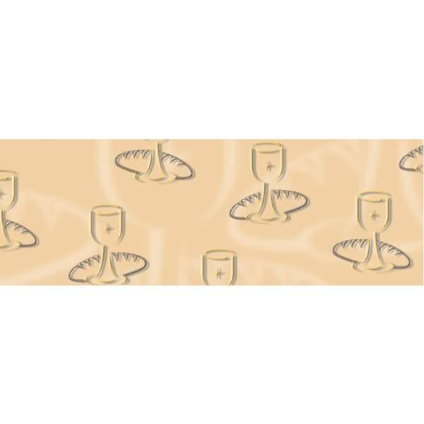 Transparentpapier 115g/qm A4 VE=5 Blatt Christliche Symbole Brot und Wein