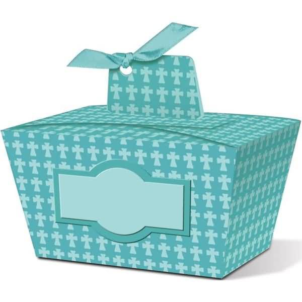 Geschenkbox Joelle türkis 8,5x4,5x6cm VE=5 Stück Motiv: 06