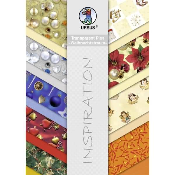 Bastelpapier Transparent Plus A4 VE=18 Blatt Weihnachtstraum