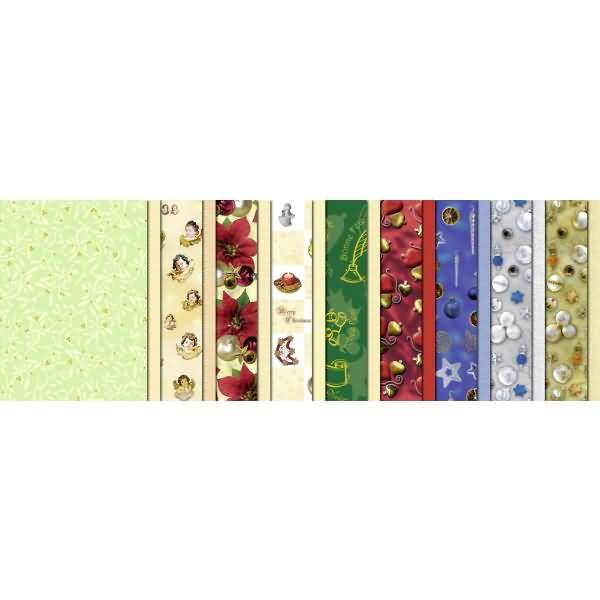 Bastelpapier Transparent Plus A4 VE=18 Blatt Weihnachtstraum