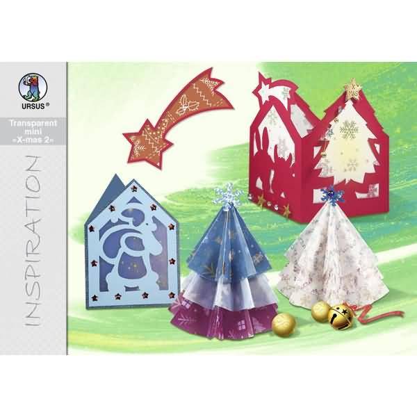 Transparentpapier Mini X-MAS 2 A6 VE=60 Blatt sortiert