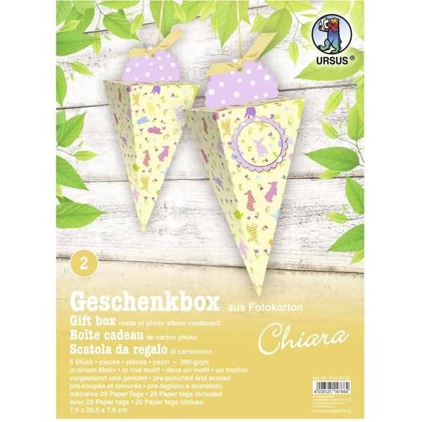 Geschenkbox Chiara 7,5x20x7,5cm VE=5 Stück Motiv: 02