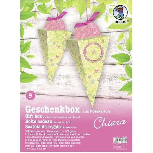 Geschenkbox Chiara 7,5x20x7,5cm VE=5 Stück Motiv: 09